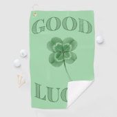 Good Luck Clover  Golfhandtuch (Insitu)