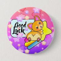 Good Luck Corgi on Cosmic Star