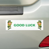 Good luck cute leprechauns with shamrocks autoaufkleber (Auf Auto)