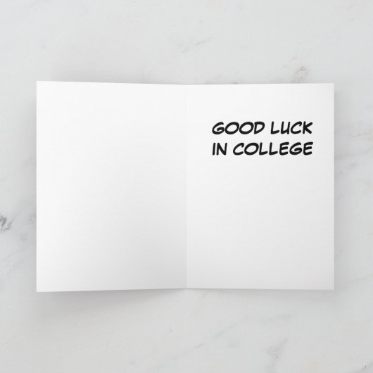Good Luck From The Fool Karte (Innenseite)