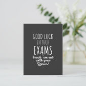 good Luck in your exams Postkarte (Stehend Vorderseite)