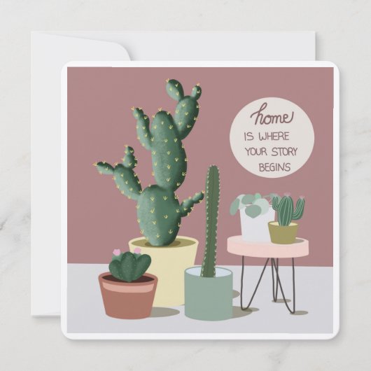 Good luck in your new home dankeskarte (Vorderseite)