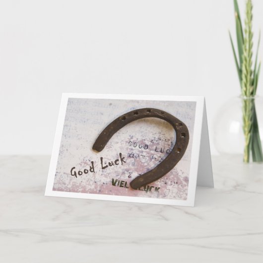 Good Luck Karte (Vorderseite)