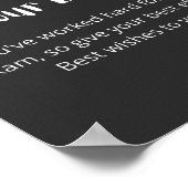 Good Luck on Your Exams! Poster (Ecke)