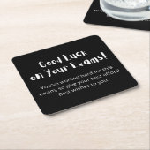 Good Luck on Your Exams! Rechteckiger Pappuntersetzer (angewinkelt)