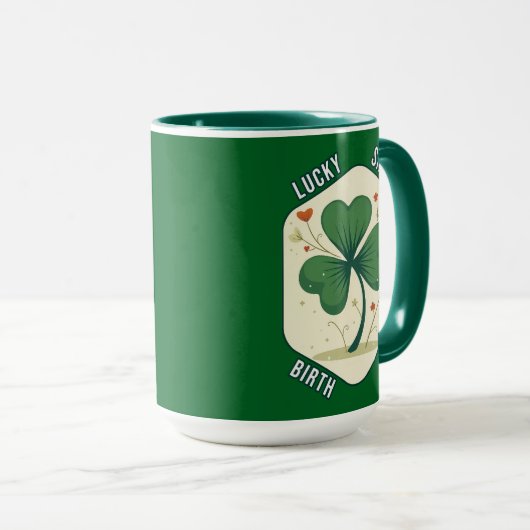 Good Luck Shamrock St Patrick’s Day - caneca Tasse (VorderseiteRechts)