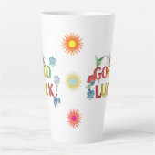 Good Luck Sunshine Mug Sticker – Bright, Cheerful Milchtasse (Vorderseite)