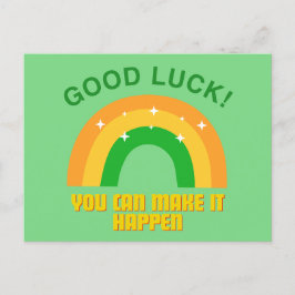 Good Luck - You can male it happen Postkarte