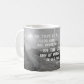 Good Man Psalms Bible Verse Kaffeetasse (Vorderseite Links)