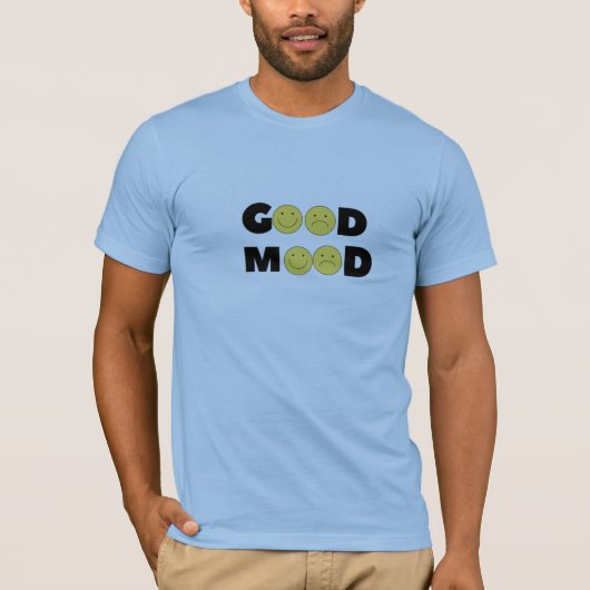 "Good Mood" Bold Typografy T - Shirt - Spread Posi (Vorderseite)