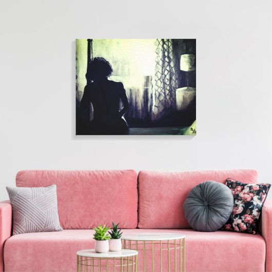 Good Mornin Heartache - Canvas Print Leinwanddruck (Insitu (Wohnzimmer))