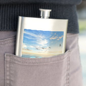 Good Morning Blue Sky Flachmann (Beispiel)