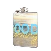 Good Morning Blue Sky Flachmann (Links)