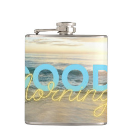 Good Morning Blue Sky Flachmann