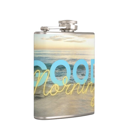 Good Morning Blue Sky Flachmann (Rechts)