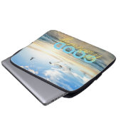 Good Morning Blue Sky Laptopschutzhülle (Vorne Knopf)