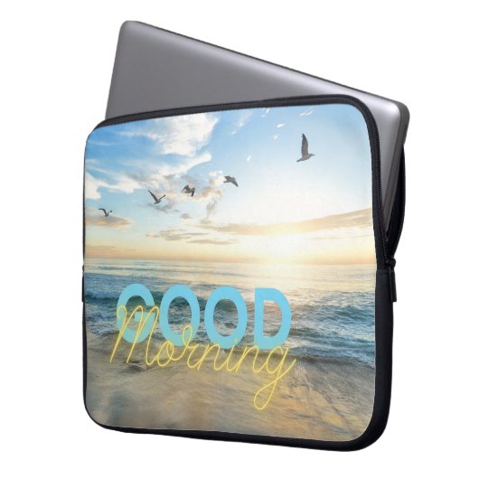 Good Morning Blue Sky Laptopschutzhülle (Vorderseite Links)