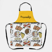 Good Morning Breakfast Apron Schürze (Vorderseite)