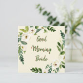 Good Morning Brie Karte (Stehend Vorderseite)