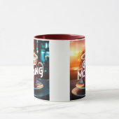 Good Morning Coffee Art #8 Tasse (Zentrum)