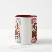 Good Morning Coffee Art #9 Tasse (Zentrum)