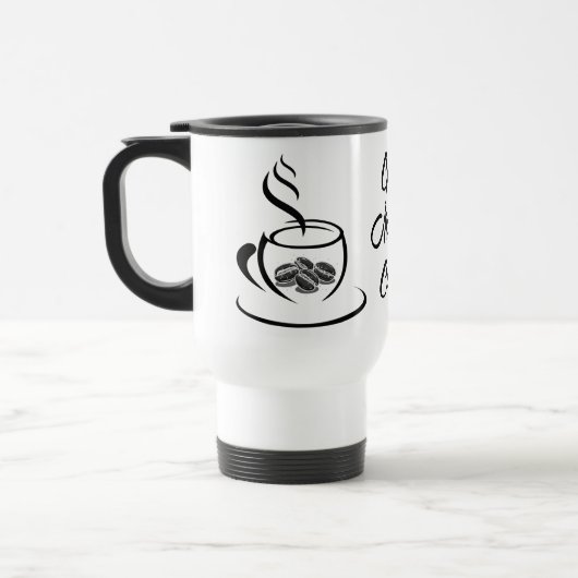 Good Morning Coffee Mug Reisebecher (Links)