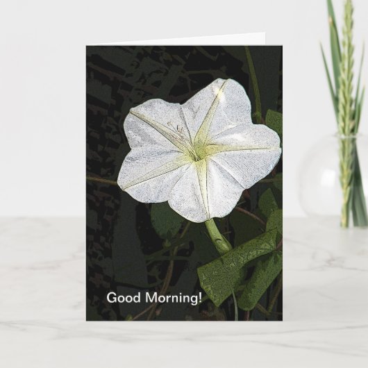 Good Morning Glory Friendship Card Karte (Vorderseite)