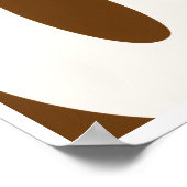 Good Morning Good Night Islamic Wall Art Brown  Poster (Ecke)