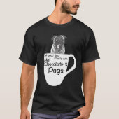 Good Morning Hot Chocolate Mops Mops T-Shirt (Vorderseite)