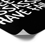 Good Morning I See Theins Have Failed Shirt Funny Poster (Ecke)