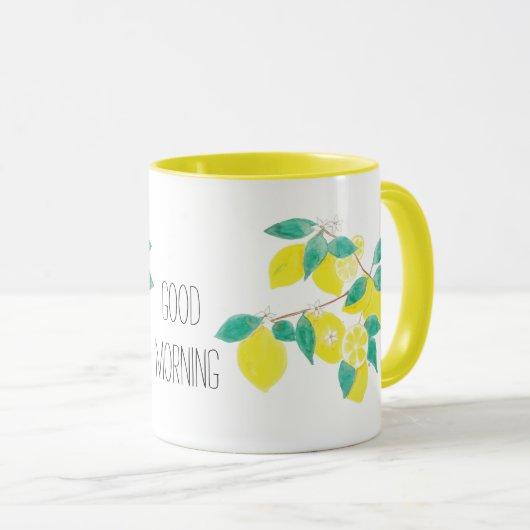 Good Morning Lemon Tasse (VorderseiteRechts)