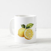 Good Morning Lemons Kaffeetasse (Vorderseite Links)