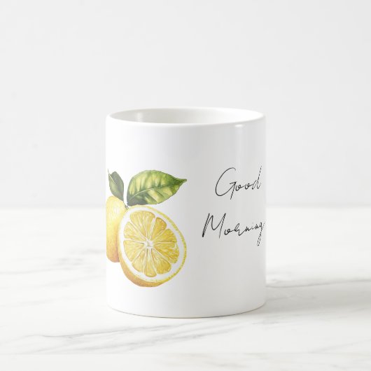 Good Morning Lemons Kaffeetasse (Mittel)