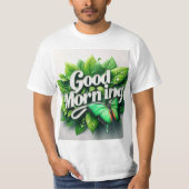 "Good Morning Men's Value T - Shirt - Inspirationa (Vorderseite)