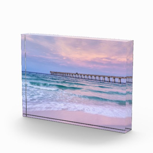 Good Morning Navarre Beach Pier Fotoblock (Rechts)