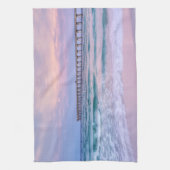 Good Morning Navarre Beach Pier Geschirrtuch (Vertikal)