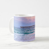 Good Morning Navarre Beach Pier Kaffeetasse (Vorderseite Links)