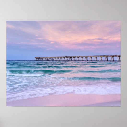 Good Morning Navarre Beach Pier Poster (Vorne)