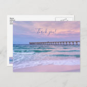 Good Morning Navarre Beach Pier Vielen Dank Postkarte (Vorne/Hinten)