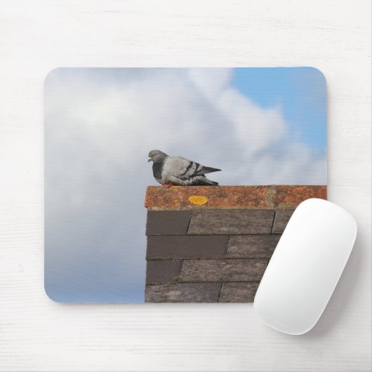 Good Morning Pigeon Mousepad (Mit Mouse)