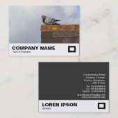 Good Morning Pigeon Visitenkarte (Vorne/Hinten)