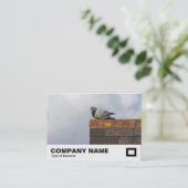 Good Morning Pigeon Visitenkarte (Stehend Vorderseite)