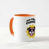 Good Morning Pugshine Tasse (Vorderseite Links)