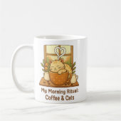 Good Morning Ritual Mug: Cozy Cat in Coffee Cup | Kaffeetasse (Links)