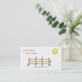 Good Morning Sun Business Card Visitenkarte (Stehend Vorderseite)