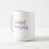Good Morning Sun 😁 Kaffee Tasse 15oz (Vorderseite Links)