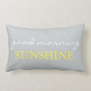 "Good Morning Sunshine" Accent Bed Kissen