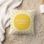 good morning sunshine cotton nursery pillow kissen (Decke)