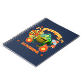 Good Morning Sunshine Funny Chameleon Notizblock (Linke Seite)