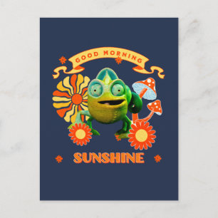 Good Morning Sunshine Funny Chameleon Postkarte